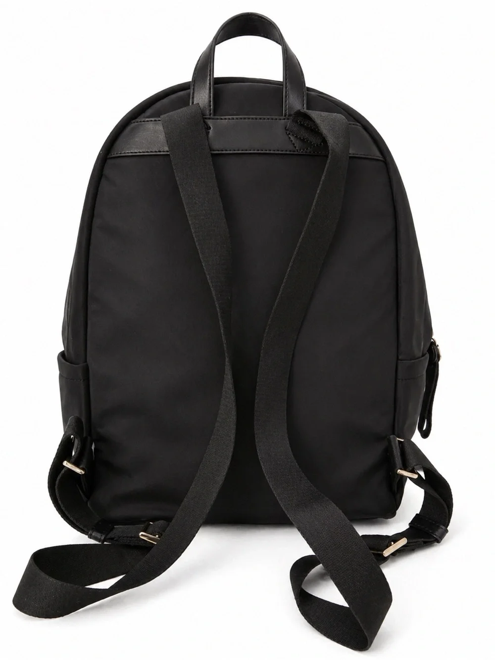 kate spade black nylon backpack with matching black wallet and gold hardware - Picture 4 of 11
